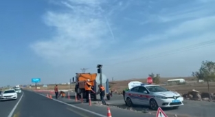 Aligör yolunda çalışmalar devam ediyor