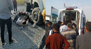 Bir kaza haberi de Harran'dan! 2 ağır yaralı