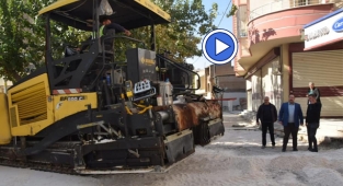 Ekinci, ilçedeki asfalt çalışmalarını inceledi