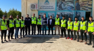 Eyyübiye’de geri dönüşüm işçileri kayıt altına alındı