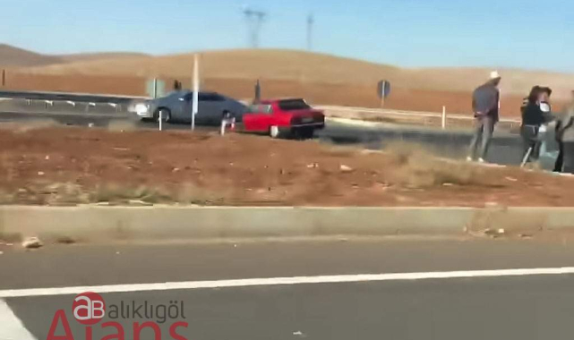 GAP Havalimanı mevkiinde trafik kazası