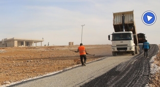 Haliliye’de asfaltlama çalışmaları devam ediyor