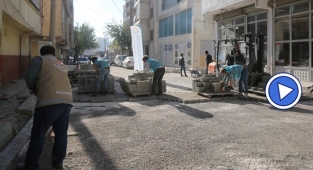 Haliliye’de kilitli parke çalışmaları devam ediyor