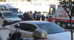 Haliliye'de trafik kazası: Motosiklet sürücüsü hastanelik oldu