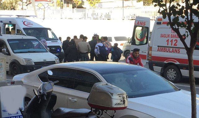 Haliliye'de trafik kazası: Motosiklet sürücüsü hastanelik oldu