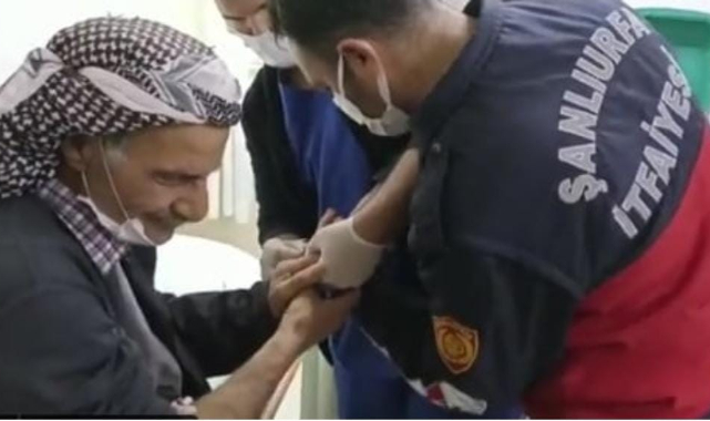 Hastane başarısız olunca devreye itfaiye girdi