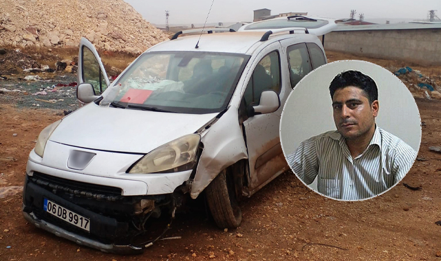 HDP eski Eyyübiye ilçe başkanının kullandığı araç şarampole yuvarlandı