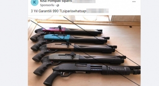 İnternetten silah satışı yapıyorlar