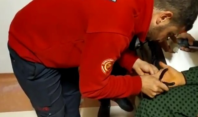 İtfaiye sağlık çalışanlarına desteğe gitti