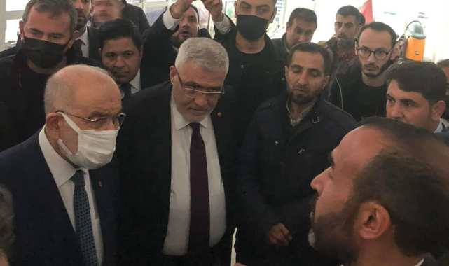 Saadet Partisi lideri Şenyaşar ailesi ile görüştü