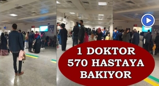 Şanlıurfa'da bir doktor 570 hastaya bakıyor
