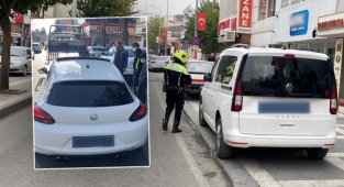 Şanlıurfa'da hatalı park yapan araç sahiplerine ceza yağdı