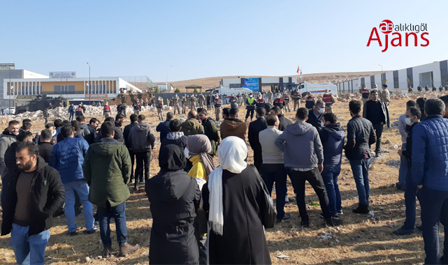 Şanlıurfa'da işsiz kalan işçiler eylem yaptı