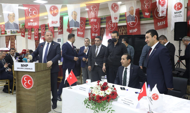 Şanlıurfa’da konuşan MHP’li Öztürk, cumhur ittifakına destek istedi