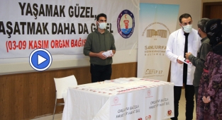 Şanlıurfa’da organ bağışı için stant kuruldu
