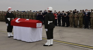 Şehit Binbaşı Mete Yıldırım memleketine uğurlandı