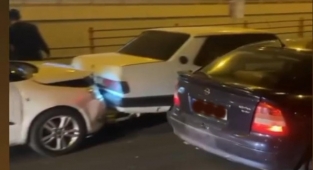 Sırın Köprülü Kavşağında zincirleme kaza