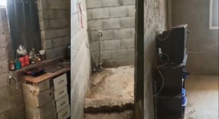 Sıvasız kapısız evde 5 çocuğuyla yaşıyor