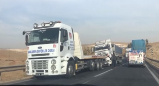Suruç ölüm yolunda zincirleme trafik kazası