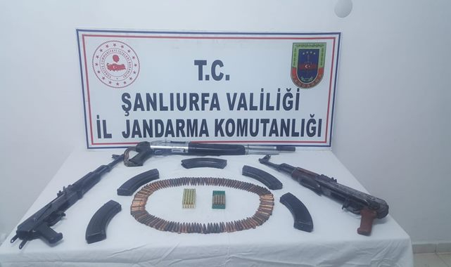 Suruç'ta silah operasyonu! Silah ve mühimmat ele geçirildi