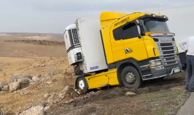 Suruç yolunda faciadan dönüldü