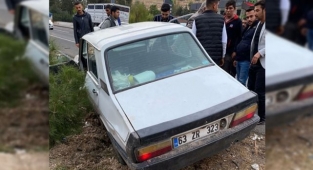 Suruç yolunda trafik kazası! Yaralılar var