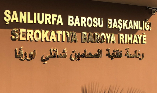 Urfa Barosundan Kürtçe ve Arapça açıklaması