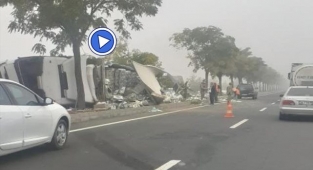 Urfa'da sis kaza yaptırdı! Ortalık savaş alanına döndü