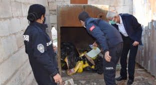 Viranşehir’de 100 kilo beyaz et yakılarak imha edildi