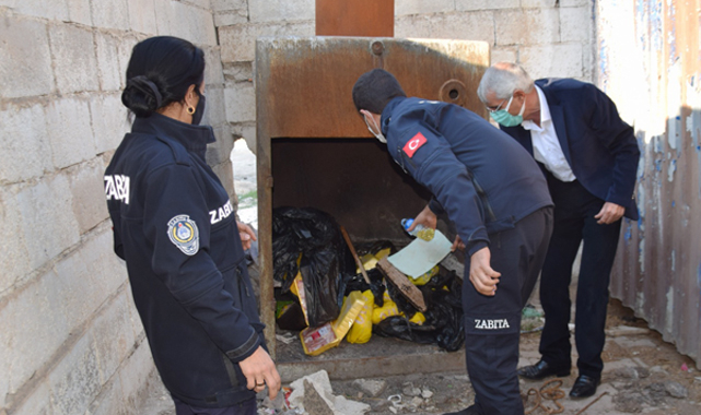 Viranşehir’de 100 kilo beyaz et yakılarak imha edildi