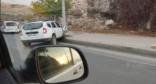 Akabe inişinde bir kaza daha!