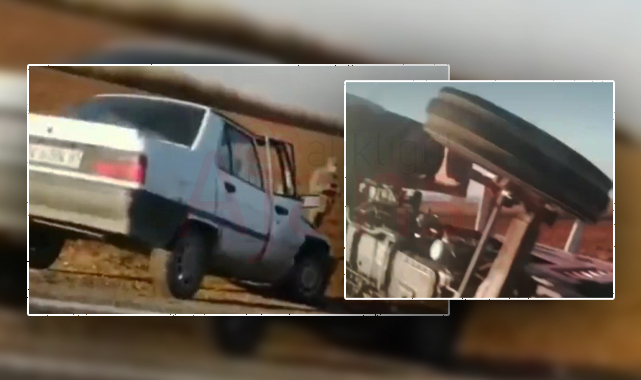 Akçakale yolunda kaza: Yaralılar var