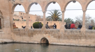 Balıklıgöl'de çökme meydana gelmişti: Restore çalışması başladı