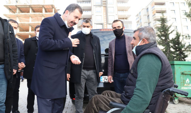 Baydilli engelliler için projeler hayata geçirdiklerini söyledi