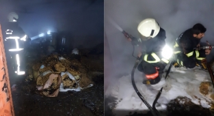 Buğday deposunda çıkan yangın büyük zarara neden oldu