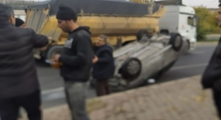 Çevre yolunda kaza: Yaralılar var