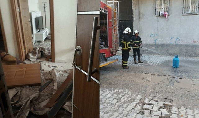 Eyyübiye'de patlama! Ortalık savaş alanına  döndü