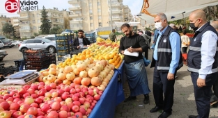 Haliliye'de pazar yerleri denetlendi