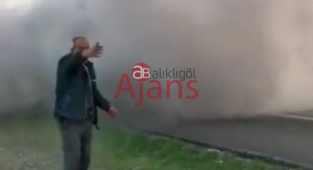 Hilvan'da köy postası cayır cayır yandı