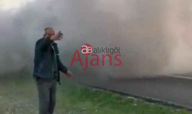 Hilvan'da köy postası cayır cayır yandı