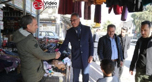 Kuş esnaf ve vatandaşı dinledi