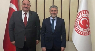 Salih Ekinci'den Bakan Nebati'ye ziyaret