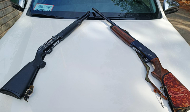 Şanlıurfa'da kaçak avlanan iki kişi yakalandı