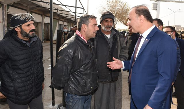 Şanlıurfa’dan sonra Resulayn’da da ziyaretler gerçekleştirdi