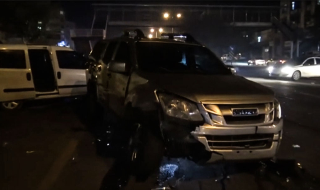 Siverek'te zincirleme trafik kazası! Yaralılar var