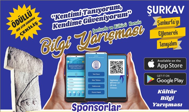 ŞURKAV mobil bilgi yarışması kasım ayı talihlileri belirlendi