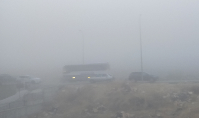 Urfa'da sabah saatlerinde yoğun sis etkili oldu