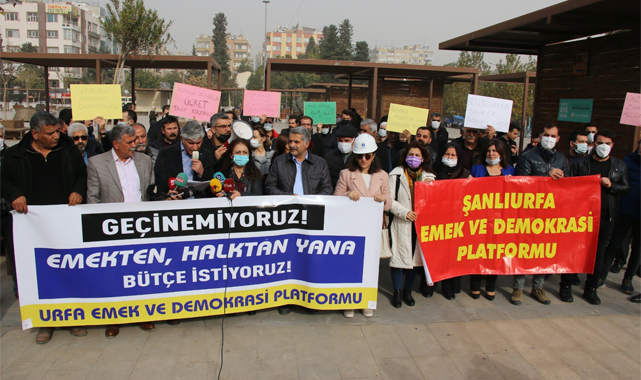 Urfa Emek ve Demokrasi Platformu: Geçinemiyoruz