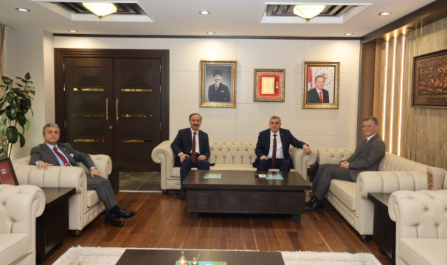 Vali Abdullah Erin kurumlarla görüşmelerde bulundu