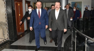 Vali Abdullah Erin, Memur-Sen heyetini kabul etti